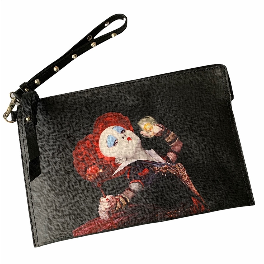 Disney Red Queen Wristlet Alice Looking Glass
